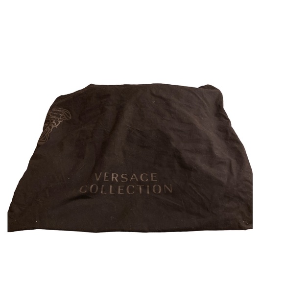 Versace Collection Chain Handle Snake Embossed Leather Shoulder Bag, NWT $700 - Picture 14 of 16